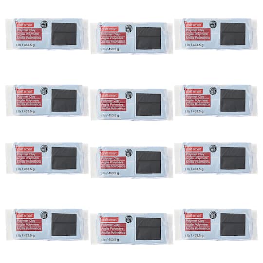 12 Pack: 1lb. Polymer Clay by Craft Smart®